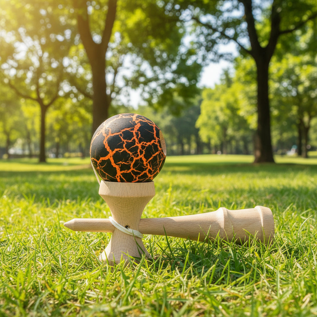 Educational Bamboo Kendama Skill Ball For All Ages!