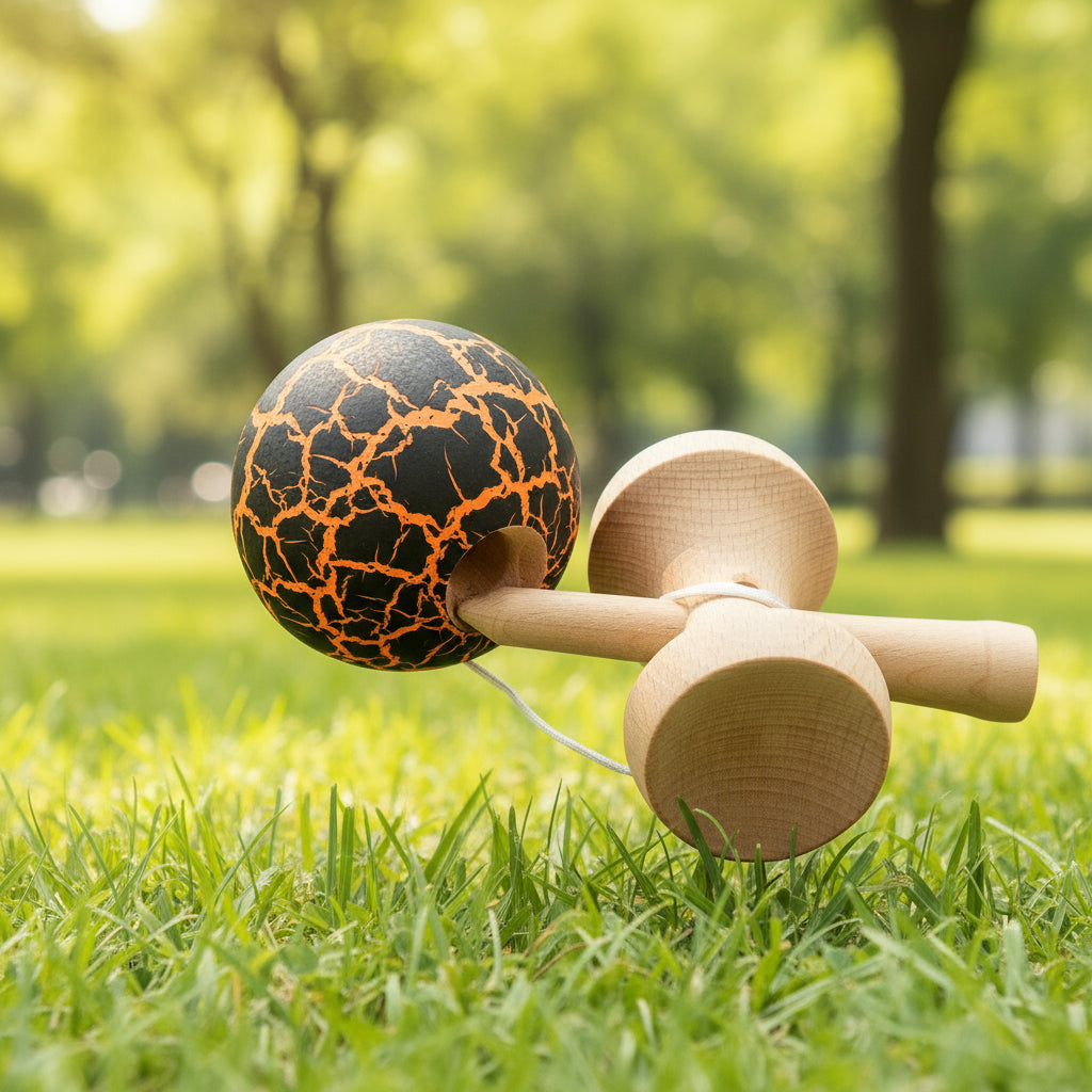 Educational Bamboo Kendama Skill Ball For All Ages!