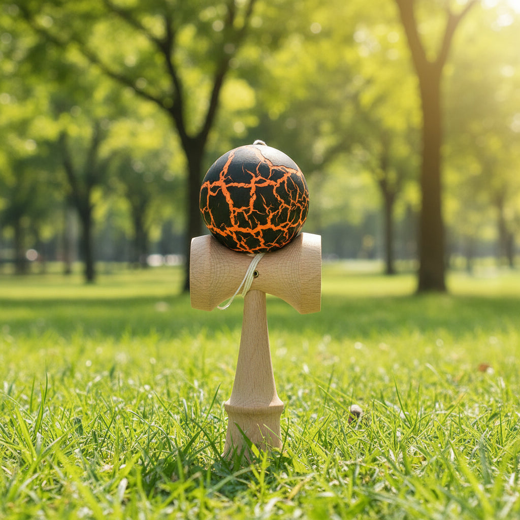 Educational Bamboo Kendama Skill Ball For All Ages!